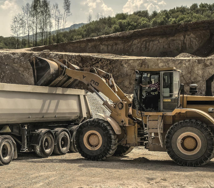 Suministro de áridos para construcción y obras públicas